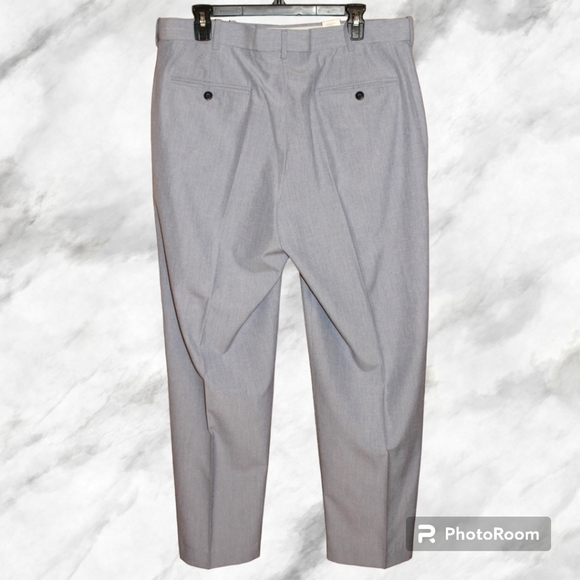 Savane Flat Front Prium Flex Gabardine Dress Pants - Picture 2 of 6